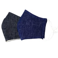 【薄デニムマスク】  日本製