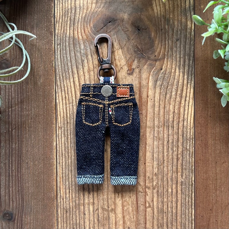 ＪＡＰＡＮBLUEデニムキーホルダー JAPAN BLUE JEANS ジャパンブルージーンズ デニム キーホルダー