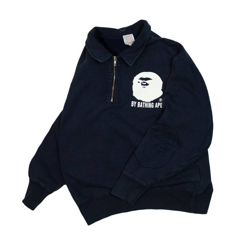 A BATHING APE / 90s Half zip sweat | YARDSALE B
