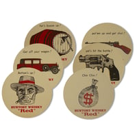 SUNTORY"Al Capone"/70s Coaster and Chief Set