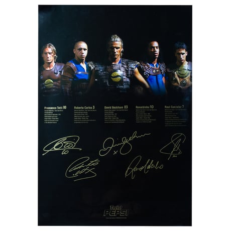 " Legend Football Stars " PEPSI / Poster