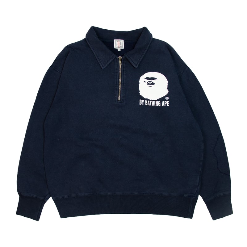 A BATHING APE / 90s Half zip sweat | YARDSALE B