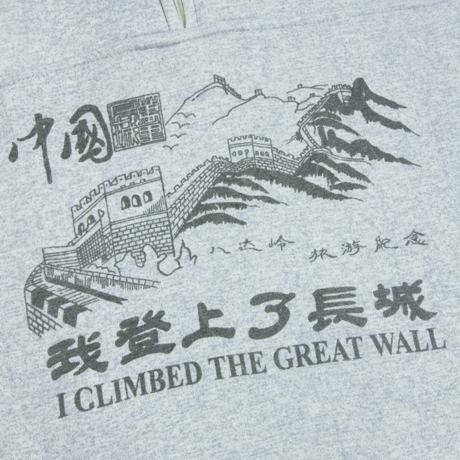 "THE GREAT WALL" Unknown  /Half zip Sweat