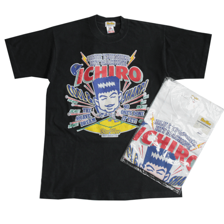 Fruits of the Loom /90s ORIX Blue Wave ICHIRO T-Shirts  (White)