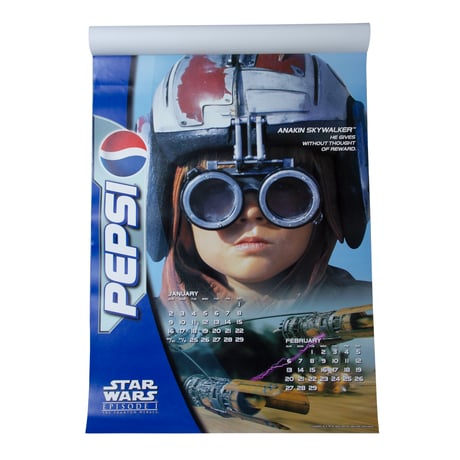 "StarWars" EP1 PEPSI/The year of 2000 Calendar