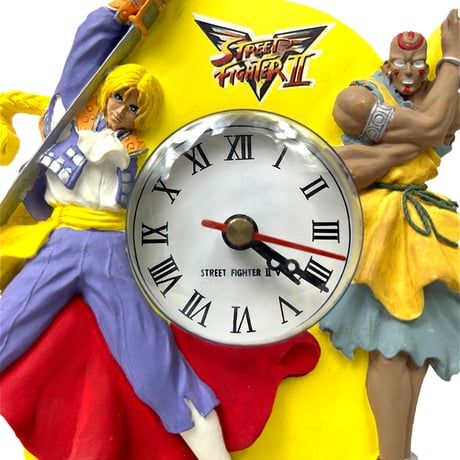 " STREET FIGHTER ⅡV " CAPCOM / 90s Table Clock