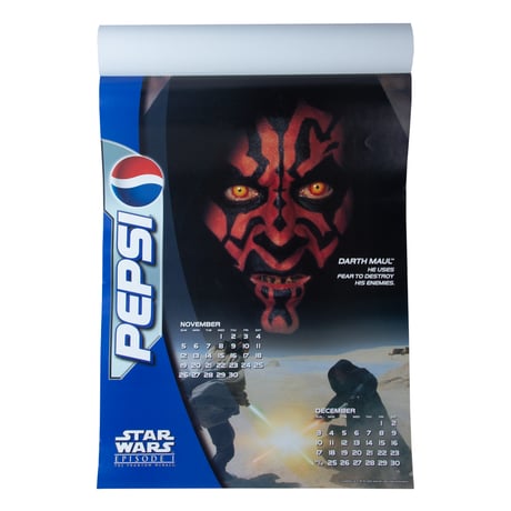 "StarWars" EP1 PEPSI/The year of 2000 Calendar