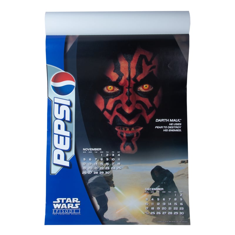 スター・ウォーズ｜STAR WARS　ペプシコラボ2000年カレンダー スター・ウォーズ｜STAR WARS ペプシコラボ2000年カレンダー