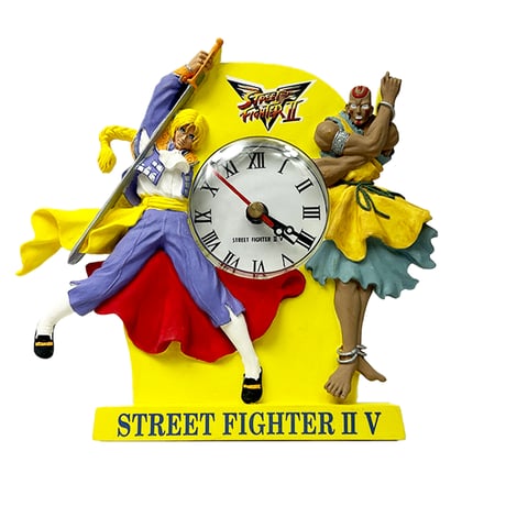 " STREET FIGHTER ⅡV " CAPCOM / 90s Table Clock