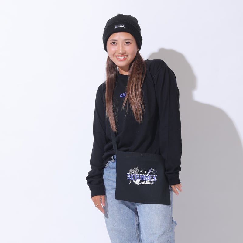 X-girl ロングTシャツ(BLACK) | アルビレディース X-girl ロングTシャツ(BLACK) | アルビレディース