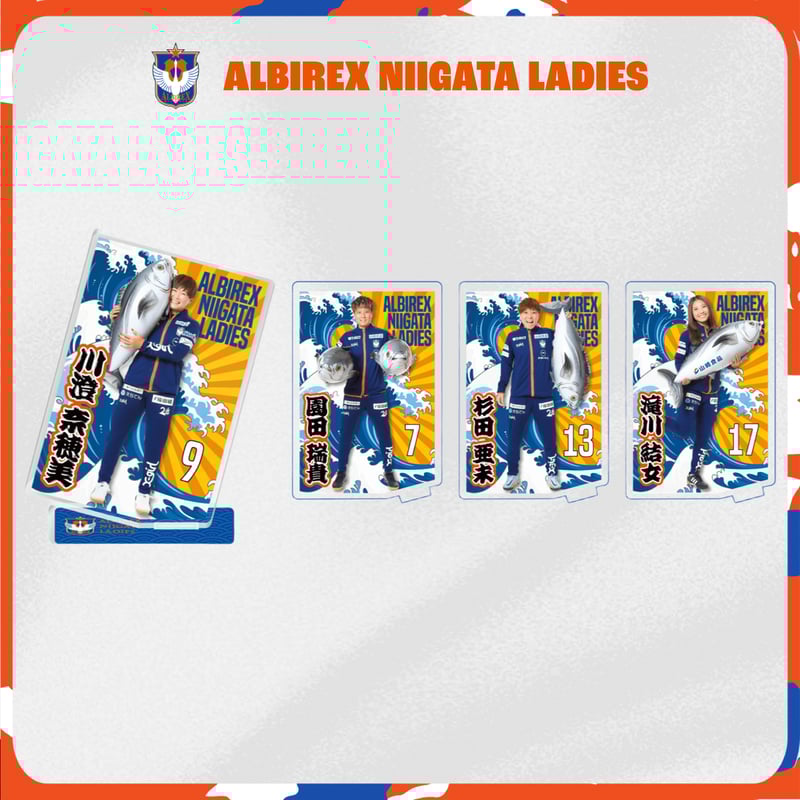 予約販売】カード型アクリルスタンド | アルビレックス新潟レディース