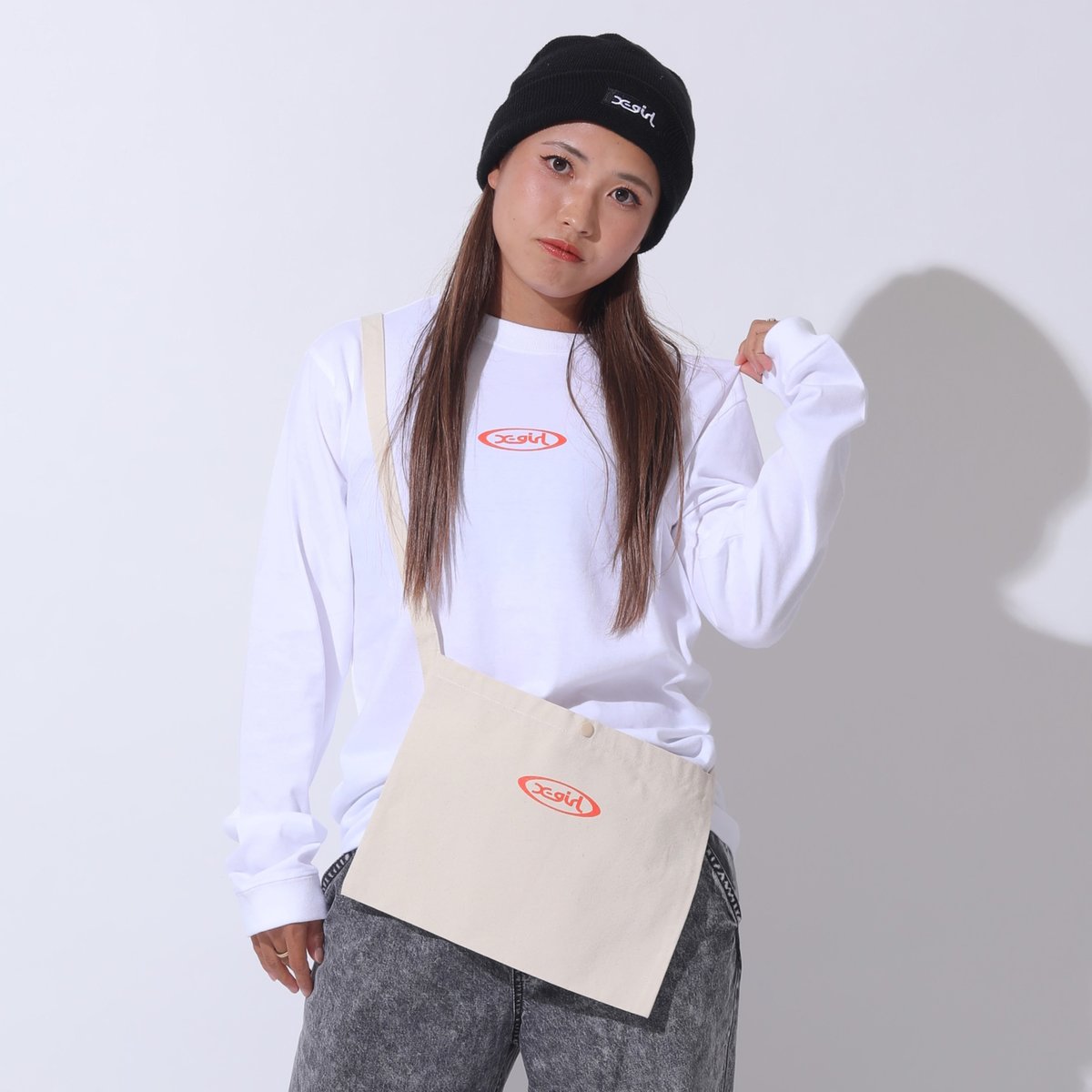 IGNIO ＆美品☆PEBBLE BEACH レディースセット X-girl サコッシュ（WHITE） | アルビレックス新潟レディース