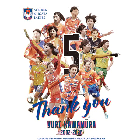 【予約販売】Tシャツ《川村優理選手引退記念グッズ》