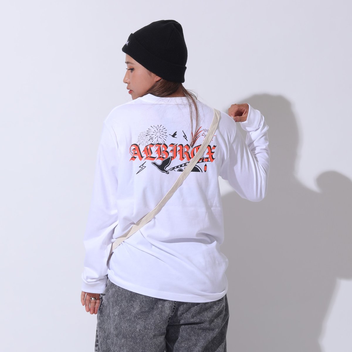 X-girl ロングTシャツ（WHITE） | アルビレックス新潟レディース