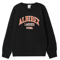 X-girl×ALBL スウェット （ブラック）