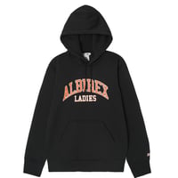 X-girl×ALBL フーディー（ブラック）
