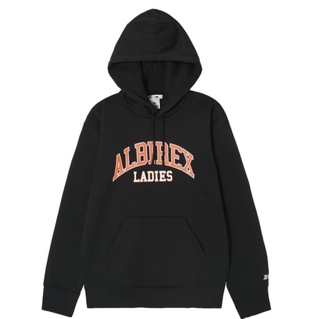 X-girl×ALBL フーディー（ブラック）