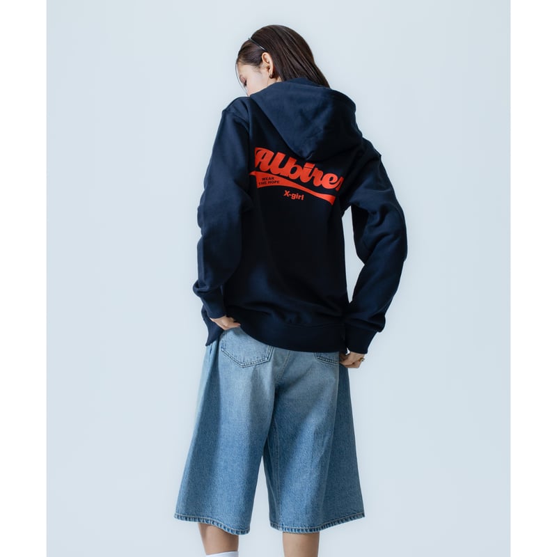 X-girl × ALBL HOODIE | アルビレックス新潟レディース オフィシャル