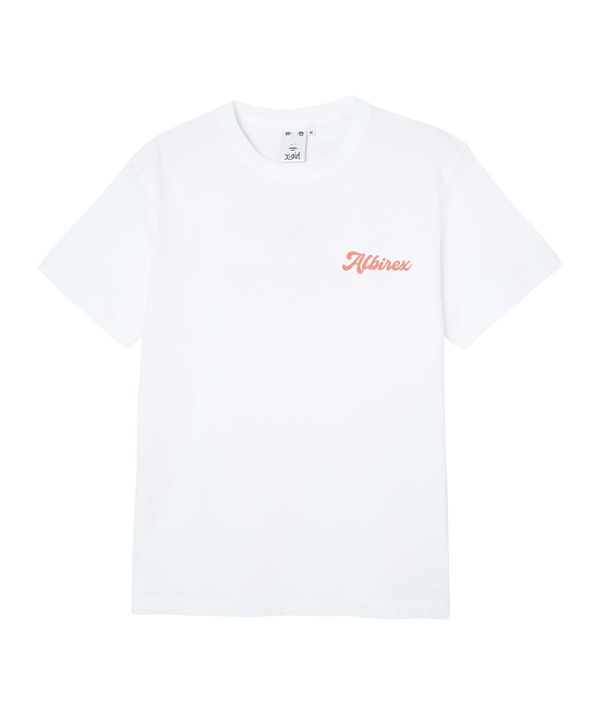 X-girl オーバルロゴTシャツ(ホワイト) | アルビレディース X-girl オーバルロゴTシャツ(ホワイト) | アルビレディース