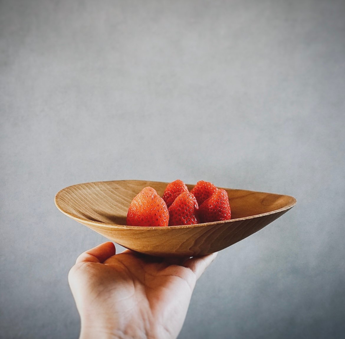 新品 桑の木の大きな蓋付き菓子盆 菓子器 木工品 ハンドメイド