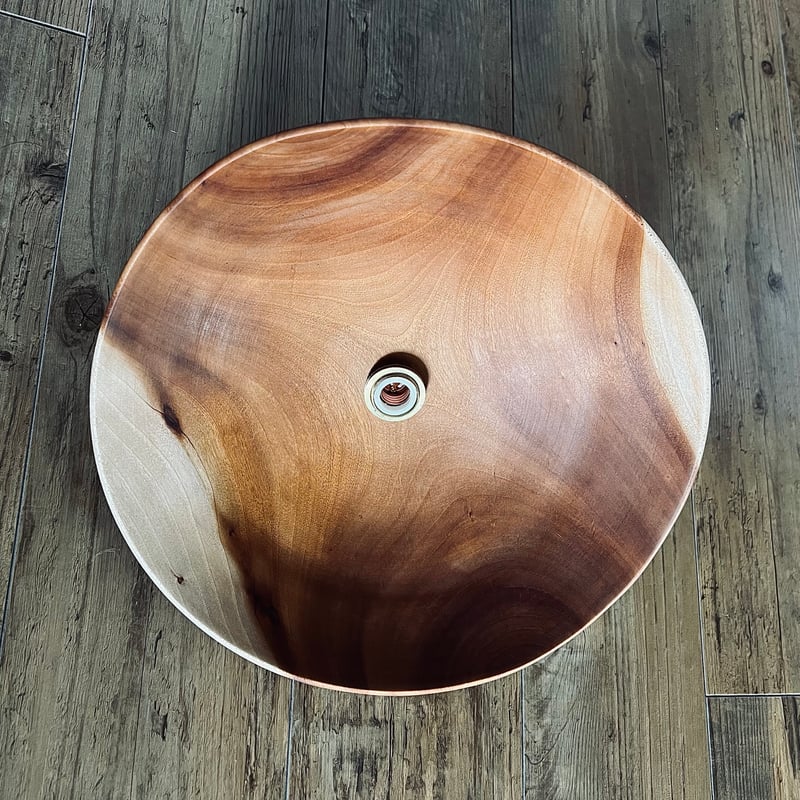 和　モダン　桜　サクラ　和柄　磨り硝子　ブラウン　フリル　シェード　ランプ ランプシェード (桜1) | NU woodworks