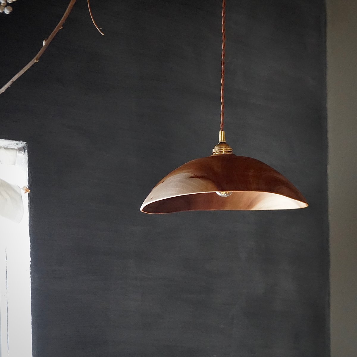 シーグラスアート　♡秋の夜長と桜ランプ♡　桜　きのこランプ　【アートＬ判】 シーグラスアート ♡秋の夜長と桜ランプ♡ 桜 きのこランプ