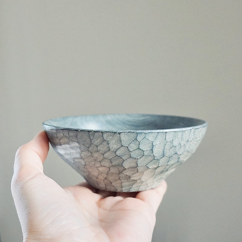 栗 拭き漆 刳物皿 手彫り ハンドメイド 一点物 器 (栗1/拭漆) | NU woodworks