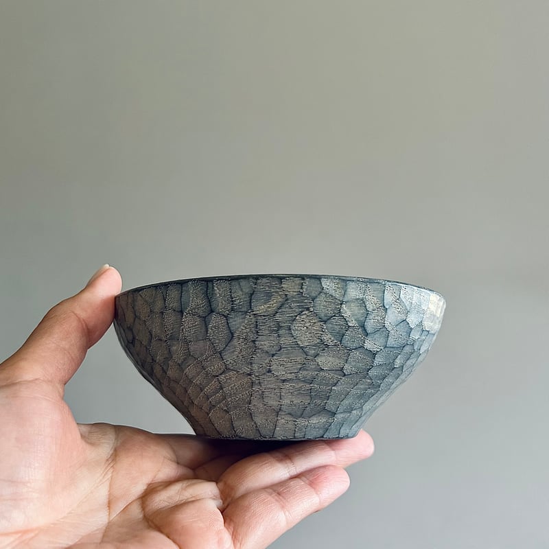 栗 拭き漆 刳物皿 手彫り ハンドメイド 一点物 器 (栗1/拭漆) | NU woodworks