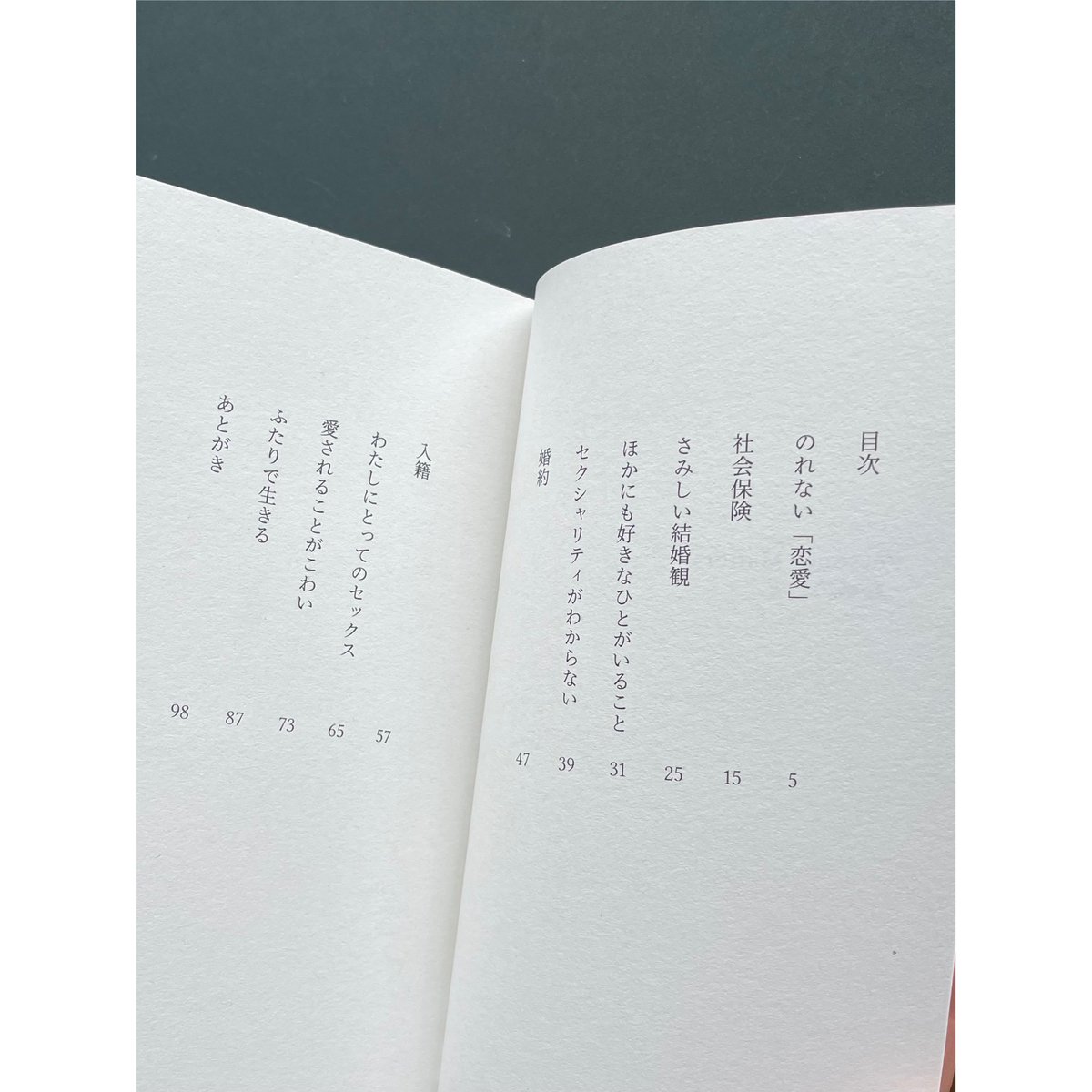 サイン入り】星野文月 ZINE『Personal matters -結婚のこと-』 | ビー