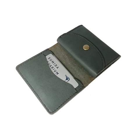 ２つ折りのカードと小銭入れ　全8色