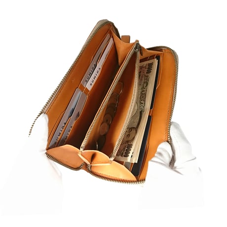 ラウンドロングウォレット　全8色