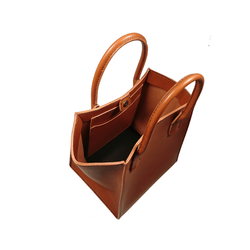 2.718】BOXトートバッグ ※ストラップなし BOX型のトートバッグ