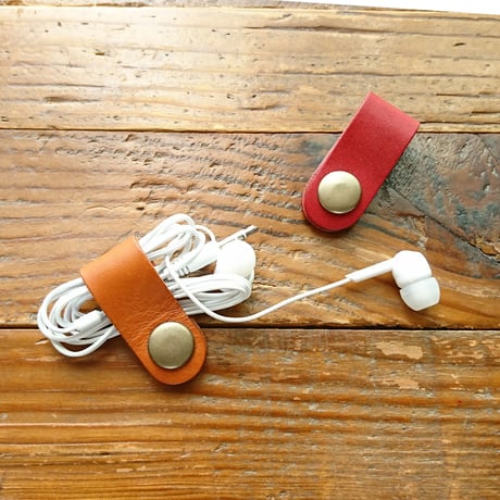 革のクリップホルダー　全４色