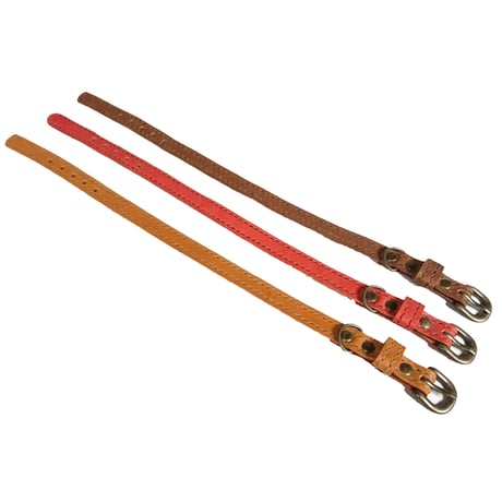 ネコの首輪　革ベルト　全8色