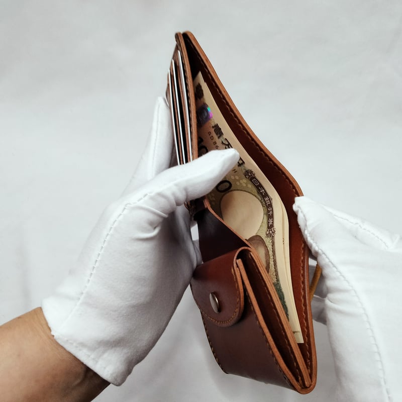 革コンチョの2つ折りウォレット 全8色 | 革小物 ng