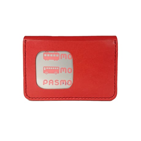 ２つ折りのカードと小銭入れ　(ＰＡＳＭＯタイプ)　全8色