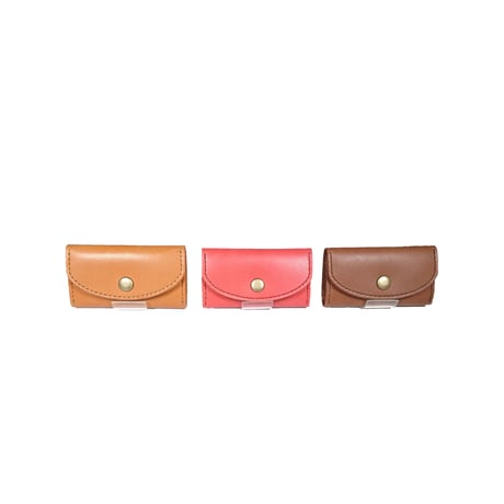 シンプルな３連キーケース　全8色