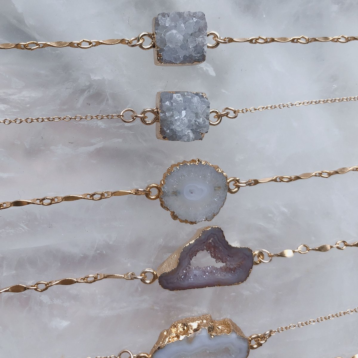 14kgf アゲートのブレスレット◝✩ アゲートジオート 14kgf ブレスレット | Little handmade