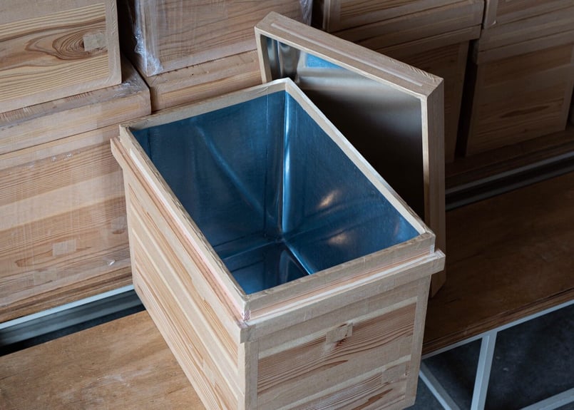 くじらの髭 茶箱 サイズ：大 | くじらの髭