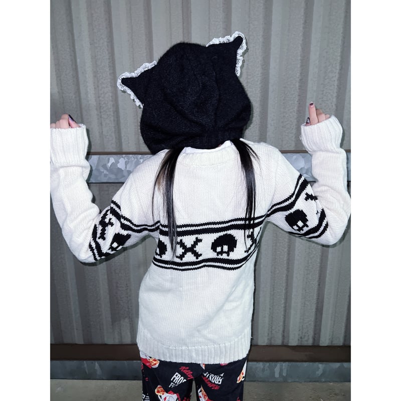 撲殺天使ドクロちゃん！ニット | ぴかりん闇市血場