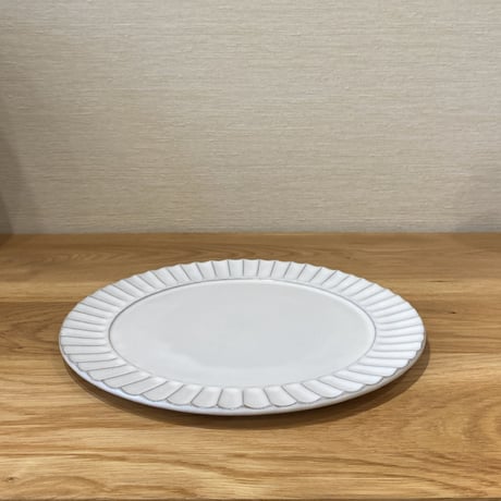 リム皿　白