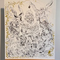 至剛　ライブペイント画