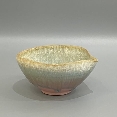 市野秀作　釉彩片口