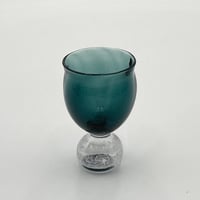 小坂未央　泡線酒杯① (グリーン) 1客