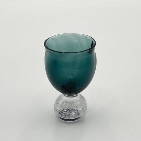 小坂未央　泡線酒杯① (グリーン) 1客