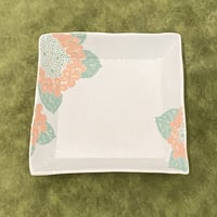 西端春奈　紫陽花白角皿　①