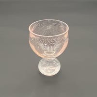 小坂未央　泡線酒杯(ピンク) 1客