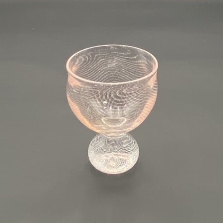 小坂未央　泡線酒杯(ピンク) 1客
