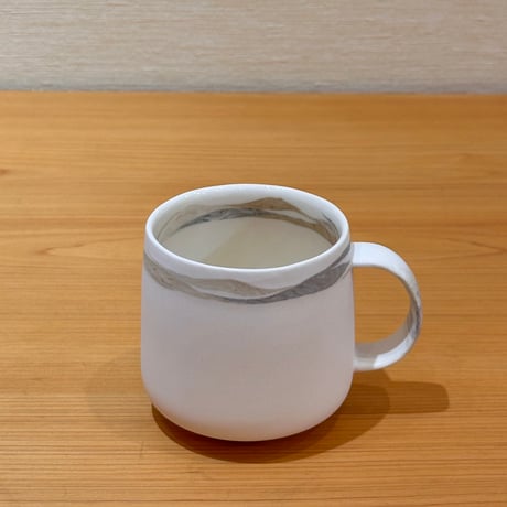 漢人そのみ　山景灰釉マグカップ