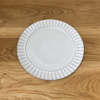 リム皿　白